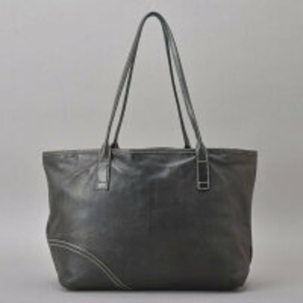 Gucci Bag Double Black Leather Tote Brit Shoulder ag GG - Picture 4 of 6